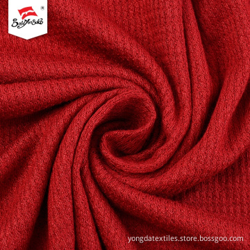 Rayon Spandex Dyed Knit Quilted Thermal Fabric